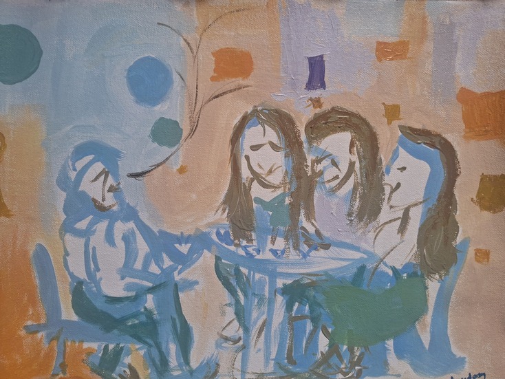 Acryllic painting – artsit